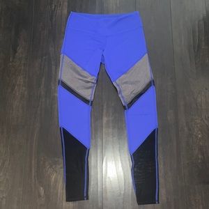 Royal blue gym or lounge leggings. Size small.